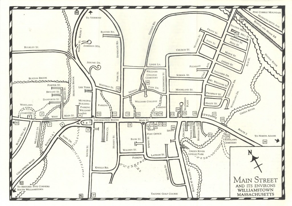 Self Guided Tour of Williamstown Williamstown Historical Museum